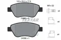 TEXTAR Bremsbelagsatz, Scheibenbremse 2398202 für FIAT GERMAN E-CARS OPEL