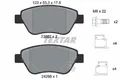 TEXTAR 2398202 Bremsbelagsatz, Scheibenbremse für FIAT,GERMAN E CARS,OPEL,VAUXHA
