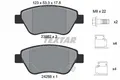 TEXTAR Bremsbelagsatz Scheibenbremse Q+ 2398202 für OPEL CORSA FIAT DOBLO ADAM