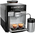 SIEMENS Kaffeevollautomat EQ6 plus s700 TE657M03DE, viele Kaffeespezialitäten, Doppeltassenfunk, Edelstahl-Milchbehälter, automatische Dampfreinigung, edelstahl