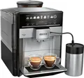Siemens EQ.6 plus s700 Automatische Kaffeemaschine mit Milchaufschäumer 19 bar Edelstahl/Schwarz (TE657M03DE)