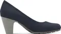s.Oliver Damen Pumps sportlich Profilsohle Blockabsatz 5-22404-42, Größe:40 EU, Farbe:Blau