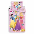 Bettwäsche-Set 140x200 Prinzessinnen 6763 Prinzessin Cinderella Schneewittchen