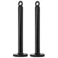 Bayli 2 x Gewichtsplatte Ladestift 320 mm - Hantelscheiben Halterung aus Stahl | Langhantelplatte - Weight Plate Loading Pin | Workout Gewichte Hubhalter | Scheibenaufnahme | Fitness Gewichtsständer
