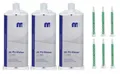 3 x 2K PU Kunststoffkleber Mipa 1,5min 50ml schwarz Industriekleber