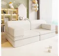 HOME DELUXE Kindersofa Spielsofa LIV - 140 x 70 x 53 cm, Unendliche Kombinationsmöglichkeiten, Modulares Spielsofa, Platzsparend, Cord Sofa, Kindgerechtes Sofa