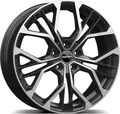 GMP Matisse black glossy 7.5x20 ET44 - LK5/112 ML57.1 Alufelge schwarz