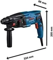 Bosch Professional Bohrhammer GBH 2-21 (mit SDS plus, inkl. 3x Drill Bit SDS