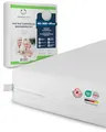 Sensalou Matratzenschoner 90 x 200 x 20 cm Wasserdicht und Milbendicht als Rundumbezug gegen Milben und Bettwanzen, Leiser Matratzenbezug für Allergiker mit Reißverschluss, Dermatest und Ökotex
