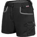 Würth MODYF Arbeitsshorts Stretch X Damen kurze Arbeitshose für warme Arbeitstage Bequeme Arbeitsshorts für Damen schwarz 34