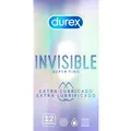 durex Kondome preservativo invisible lubric 12ud