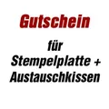 trodat Gutschein für Stempelplatte für trodat 4913 ohne Logo