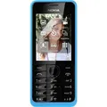 Nokia 301, 6.1 cm (2.4"), 240 x 320 Pixel, LCD, microSD (TransFlash), 64 MB, 32 GB - Schwarz/Blau