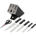 Zwilling Gourmet Messerblock 7-tlg. selbstschärfend, schwarz