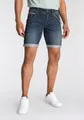Bruno Banani Jeansshorts (Set, 2-tlg., mit Band) bequemer Sitz, gerade Beinform, mit praktischen Taschen