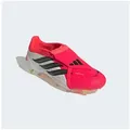 adidas Performance PREDATOR PRO FOLD-OVER TONGUE FIRM GROUND Fußballschuh Außensohle für Rasen und feste Böden rot 44 2/3 EU