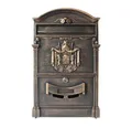 Mucola Wandbriefkasten Briefkastenanlage Letterbox (Stück, 1-St., Briefkasten), inkl. 2 Schlüssel