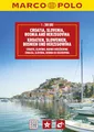 MARCO POLO Reiseatlas Kroatien, Slowenien, Bosnien und Herzegowina 1:300.000: Straßenatlas und Autoatlas mit Europa in 1:4,5 Mio. Spiralbindung