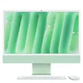 Apple iMac All-in-One Desktop-Computer mit M4 Chip mit 10 Core CPU und 10 Core GPU: 24" Retina Display, 16 GB gemeinsamer Arbeitsspeicher, 512 GB SSD Speicher, passendes Zubehör; Grün