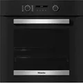 MIELE Einbaubackofen "H 2467 B Active", A+ (A+++-D), schwarz (obsidianschwarz, edelstahl), B:59,5cm H:59cm T:55cm, Backöfen, Per WLAN vernetzbar und FlexiClip-Vollauszug