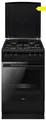 Amica Standherd 50cm Schwarz Gasherd Gaskochfeld Umluft Backofen Timer A