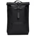 Rains - Rolltop Rucksack W3 17 - Daypack schwarz