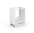 Vicco Herdumbauschrank Fame-Line, Weiß Hochglanz/Weiß, 60 cm ohne Arbeitsplatte (1-St)