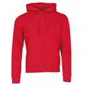 Fruit of the Loom: Hooded Zip Sweat 62-034-0, Größe:2XL;Farbe:Red