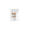 SoBuy Bücherregal mit 1 Schublade Weiß 72x30x109,7cm Modern