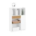 SoBuy Bücherregal, Weiß, Holzwerkstoff, 72x110x30 cm, Wohnzimmer, Regale, Bücherregale