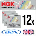 12x NGK PLFER7A8EG (94833) Laser Platinum Zuendkerze