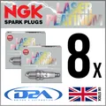 8x NGK PLFER7A8EG (94833) Laser Platinum Zuendkerze