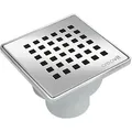 Creavit - Bodenablauf Edelstahl 150x150mm Hofablauf Terrasse Duschablauf Badablauf Dn 50