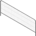 Schake Mobilzaun Event 3 m x 1,2 m Feuerverzinkt
