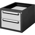 STIER Unterschrank Container Premium mit 2 Schubladen BxTxH 480x600x395 mm