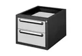 Stier Rollcontainer STIER Unterschrank Container Premium mit 2 Schubladen BxTxH 480x600x39