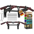 KESSER 4in1 Klimmzugstange zur Wandmontage rutschfesten Griffen zusätzliche Funktion für Seile Ringe und Boxsäcke mit verschiedenen Griffpositionen sicher & stabil Pull Up Bar für zuhause