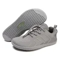 Freiluftkind Das Original Camino – Sportliche Sneaker Barfußschuhe (Grau/Gr. 46) – Unisex Barfußschuh für Bewegung und Dynamik – Mit innovativer und atmungsaktiver Webstruktur