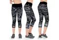 Formbelt Laufhose Damen 3/4 Capri Leggings mit Handytasche, hoher Bund & Quick Dry Damen 3/4 Sporthose blickdicht, hoher Bund, atmungsaktiv, Quick Dry