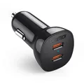 Ladegerät CHOETECH 2xUSB-C: 12-24V, 40W, QC3.0 + PD