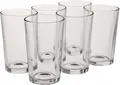 Unie 200ml Gläser Set 6 Stück Hartglas Spülmaschinenfest Neu