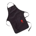 Weber Grillschürze Schwarz mit rotem Kugelgrill