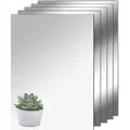 Selbstklebende Acrylspiegel 4er Set 29x21cm bruchsicher Wandspiegel