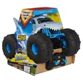 Monster Jam Megalodon Storm (hellblau, 1:15) - Schwarz/Blau