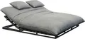 CLEMENTO Bona Doppel Loungeliege Aluminium Createxx