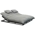 CLEMENTO Bona Doppel Loungeliege Aluminium Createxx - Anthrazite