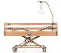 Burmeier Bett Westfalia IV Pflege und Seniorenbett (Lattenrost 4-geteilt, Robustes und stabils Bett, elektronisch verstellbar verstellbar (35-80cm), 200kg Arbeitslast), Kompletter Seitenschutz Mehr Lebensqualität Einfache Montage