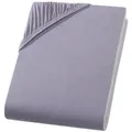 Carpe Sonno Topper-Spannbettlaken, Grau, Textil, Uni, Füllung: Baumwollfüllung, Rechteckig, 200x200 cm, Oeko-Tex® Made IN Green, Oeko-Tex® Standard 100, Schlaftextilien, Bettwäsche, Bettlaken