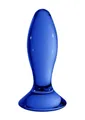 Chrystalino Follower Blue Dildo Glasdildo Blau Realistisch Unisex Vagina