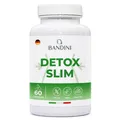 Bandini® DETOX SLIM 60 vegane Kapseln | Antioxidativ, natürliche Darmreinigung | Bioverfügbar und Hochdosiert Pflanzenextraktkomplex mit Bromelain, Löwenzahn, Pilosella, Birke
